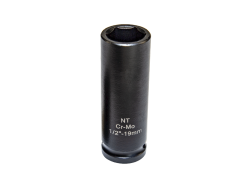NT Tools 1/2 inç CrMo Metrik Darbeli Uzun Lokma 8-36 mm - NT Tools