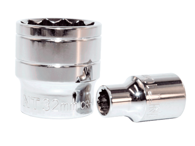 NT Tools 1/2 inç CrV 12 Köşe Lokma 8-32 mm - 1