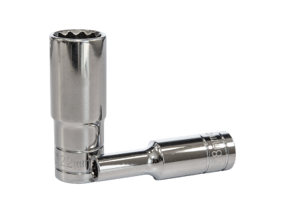 NT Tools 1/2 inç CrV 12 Köşe Uzun Lokma 8-32 mm - 1