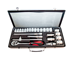 NT Tools 1/2 inç CrV Altı Köşe Lokma Seti 26 Parça NCSET12 - NT Tools