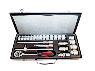 NT Tools 1/2 inç CrV Altı Köşe Lokma Seti 26 Parça NCSET12 - 1