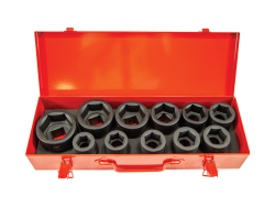 NT Tools 1 inç Altı Köşe CrMo Lokma Seti 11 Parça 24-55 mm NDSET01 - 1