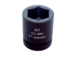 NT Tools 1 inç CrMo Metrik Darbeli Lokma 17-100 mm - NT Tools