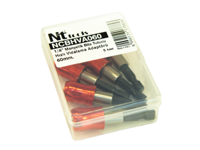 NT Tools Manyetik 1/4 inç Bits Hızlı Vidalama Adaptörü 60-150 mm - 1