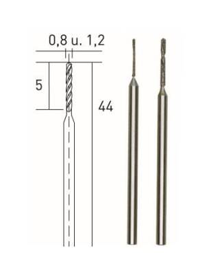 Proxxon Elmas Burgu Uc 0,8 Ve 1,2 Mm 28255 - 1