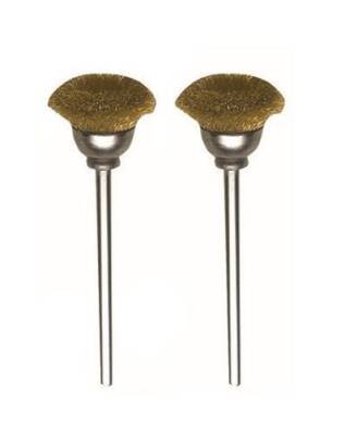 Proxxon Pımlı Sarı Tel Fırça 13Mm 2Lı 28963 - 1