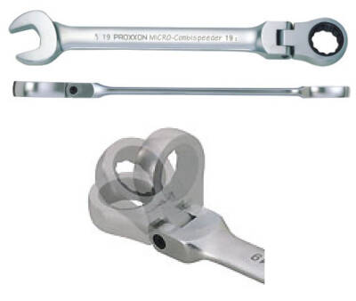 Proxxon 23050 Mafsallı Cırcırlı Kombine Anahtar 13 mm - 1