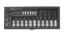 Proxxon 23103 Torx Lokma Takımı 29 Parça 1/4 ve 1/2 inç - PROXXON