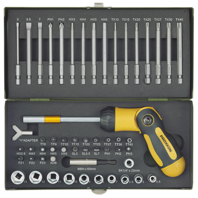 Proxxon 23104 Bits ve Lokma Takımı 54 Parça 1/4 inç - 1