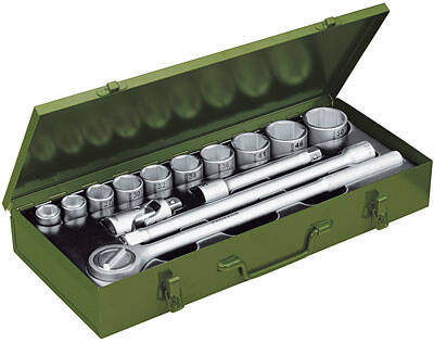Proxxon 23300 3/4 inç Cırcır Kollu Lokma Takımı 14 Parça 22-50 mm - 1