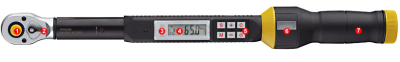 Proxxon 23337 MC 100/E Elektronik Tork Anahtarı 3/8 inç Bluetooth - 1