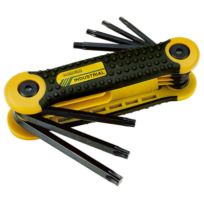 Proxxon 23954 Cep Tipi Torx Anahtar Takımı 8 Parça TX 9-40 - 1