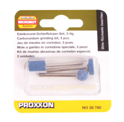 Proxxon 28780 Korundum Taşlama Ucu 3 mm Mil (3 Adet) - PROXXON