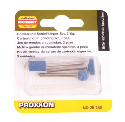 Proxxon 28780 Korundum Taşlama Ucu 3 mm Mil (3 Adet) - 1
