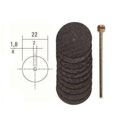 Proxxon Kesme Diskleri 22 Mm 10 Lu 28808 - 1