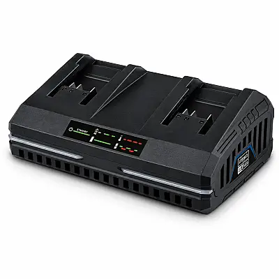 Scheppach SDBC 2.4A İkili Akü Şarj Cihazı 20 V 2x2,4 A - 1