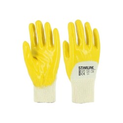 Starline E-203 Sarı Nitril Eldiven No:10 - 1