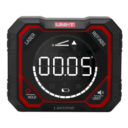 UNI-T LM320E Dijital Açı Ölçer 4 x 90°, 0,01°, Çift Lazerli, Mıknatıslı - UNI-T