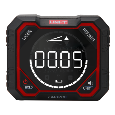 UNI-T LM320E Dijital Açı Ölçer 4 x 90°, 0,01°, Çift Lazerli, Mıknatıslı - 1