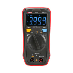 UNI-T UT123 Mini True RMS Multimetre 600 V, 20 MΩ, Sıcaklık, NCV, EBTN Ekran - UNI-T