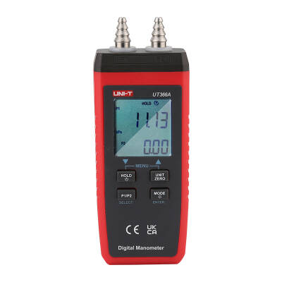 UNI-T UT366A Dijital Manometre ±15 kPa, 13 Birim, Fark Basınç, Hava Hızı - 1