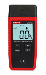 UNI-T UT377A Dijital Ahşap Nem Ölçer %2-40, Ortam Sıcaklığı, Ahşap Türü Seçimi - UNI-T
