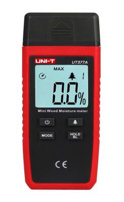 UNI-T UT377A Dijital Ahşap Nem Ölçer %2-40, Ortam Sıcaklığı, Ahşap Türü Seçimi - 1
