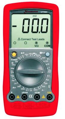 UNI-T UT58A Dijital Multimetre 1000 V DC, 20 A, 200 MΩ, 100 µF - 1