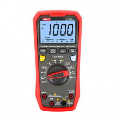 UNI-T UT61B+ True RMS Dijital Multimetre 1000 V, 600 MΩ, USB, NCV - 1