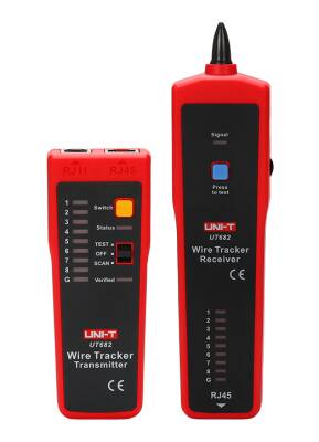 UNI-T UT682 Kablo Bulucu ve Telefon Hattı Test Cihazı RJ11 / RJ45 - 1