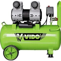 Vido 1500 W/2 HP 50 L Yağsız Sessiz Kompresör - VİDO