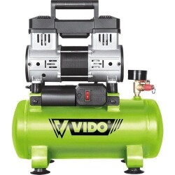Vido 600 W/0.8 HP 8 l Yağsız Sessiz Kompresör - VİDO