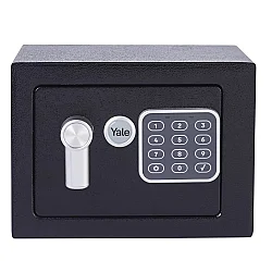 Yale YSV/170/DB2 Kollu Elektronik Kasa Mini Boy Siyah - Yale